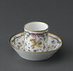 Tasse et soucoupe en porcelaine tendre, image 2/11