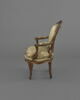 Fauteuil à médaillon d'une série de 4, image 6/7