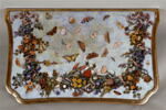 Plateau de table à décor de fleurs et papillons, image 1/6
