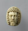 Grain de patenôtre : tête de Christ et tête de mort, image 3/4