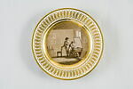 Assiette du Service Encyclopédique : Graveur en taille-douce, image 4/4