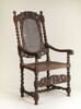 Fauteuil à dossier et assise en cannage, image 4/6