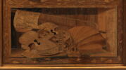 Panneau : armoire avec attributs scientifiques et musicaux, image 5/6