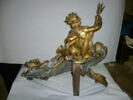 Chenet d'une paire, en bronze doré (R 1299), image 2/3