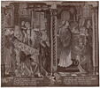 Deux miracles de l’hostie : La  mort d’un sacrilège et La Punition d’un mauvais prêtre, de la tenture L'Histoire du saint Sacrement, image 7/7