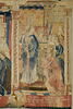 Deux miracles de l’hostie : La  mort d’un sacrilège et La Punition d’un mauvais prêtre, de la tenture L'Histoire du saint Sacrement, image 3/7