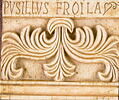 Fragment de plaque inscrite à décor de palmettes stylisées : Pusillus Froila, image 5/5