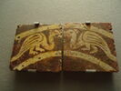 Carreau de pavement bicolore : dragon ou guivre, image 2/3