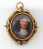 Miniature sur émail dans un cadre en laiton doré : Louis XIV (ou Gaston d'Orléans), image 1/2