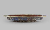 Plat ovale : Allégorie du Printemps (Flore) ou 