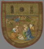Chaperon liturgique brodé : la Nativité, image 1/2