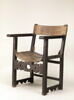 Fauteuil à assise et dossier en cuir, image 2/3