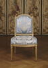 Chaise à la reine, d'une paire (avec OA 10204), image 1/4