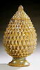 Vase couvert en forme de pomme de pin, image 1/2