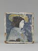 Carreau carré : buste d'homme, image 1/6
