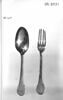 Couvert de table : une cuiller et une fourchette, image 5/5