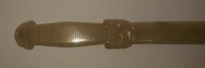 Coupe-papier en jade, manche strié, image 3/3