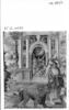 Saint Mammès venant se livrer au tribunal du gouverneur de la Cappadoce, de la tenture de l'histoire de saint Mammès, image 8/10