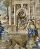 Saint Mammès venant se livrer au tribunal du gouverneur de la Cappadoce, de la tenture de l'histoire de saint Mammès, image 4/10