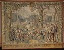 Le mois de novembre ou Le signe du sagittaire ou Le rapport, de la tenture dite des Chasses de Maximilien, image 1/14
