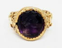 Bague en or avec une améthyste en intaille, image 1/4