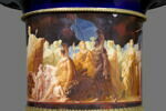 Grand vase Médicis : entrée à Paris du roi Charles X après son sacre, d'une paire avec MR XIV 624, image 3/10