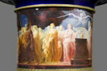Grand vase Médicis : entrée à Paris du roi Charles X après son sacre, d'une paire avec MR XIV 624, image 4/10