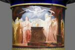 Grand vase Médicis : entrée à Paris du roi Charles X après son sacre, d'une paire avec MR XIV 624, image 5/10