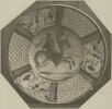Plat rond : cavalier ; armoiries sur le bouclier, image 4/4