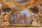 Plafond : Salle de Septime Sévère - Les députés du Sénat apportant la pourpre à Cincinnatus, au dessus de la corniche, côté nord., image 2/6
