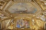 Plafond : Salle des Antonins - Esther et Assuérus, au dessus de la corniche, côté sud,, image 3/5