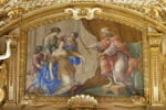Plafond : Salle des Antonins - Esther et Assuérus, au dessus de la corniche, côté sud,, image 4/5