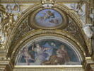 Plafond : Salle des Antonins - La Continence et la Vertu, au dessus de la corniche, côté ouest au centre., image 4/6
