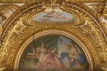 Plafond : Salle des Antonins - La Justice et l'Abondance, au dessus de la corniche, côté est au centre, image 3/6