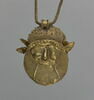 Chaîne et pendentif en forme de tête d'Achéloos, image 2/2