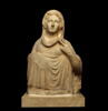 Demi-statue funéraire, femme drapée, image 1/3