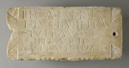 plaque de loculus ; inscription, image 1/4