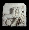Dixième métope sud du Parthénon, centaure et femme lapithe, image 8/13