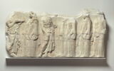 Plaque des Ergastines, bloc 7 de la frise Est des Grandes Panathénées, image 1/16