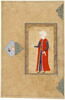 Jeune homme tenant une coupe (page d'album), image 1/8