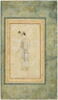 Jeune indien vêtu d'une robe et tenant un fuseau (page d'album), image 1/6