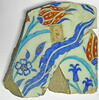 Fragment de carreau aux tigrures et tulipes, image 2/2