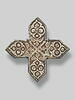 Croix à décor végétal stylisé, image 1/3