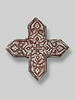 Croix à décor végétal stylisé, image 1/3