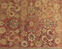 Tapis à décor d'arabesques et de fleurs de lotus dit 