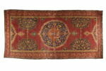 Tapis à médaillons en mandorle sur champ pointillé, image 1/8