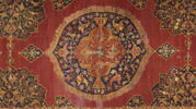 Tapis à médaillons en mandorle sur champ pointillé, image 3/8