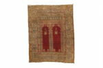 Tapis de prière à niches jumelées, image 1/2