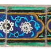 Carreau à décor de cartouche à motifs floraux, image 2/2