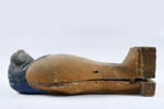 Cercueil miniature contenant une pseudo-momie d'Osiris, trois figurines de fils d'Horus et une boule magique ou scarabée, image 5/8